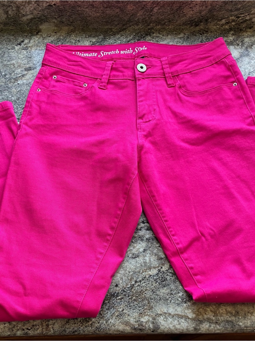 Signature Studio Hot Pink Skinny Jeans
